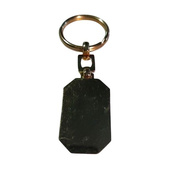 Monogram Sam Keychain Gold Tone. - Picture 5 of 5